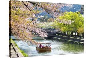 Japan's Heian Shrine Cherry-NicholasHan-Stretched Canvas