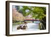 Japan's Heian Shrine Cherry-NicholasHan-Framed Photographic Print