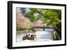 Japan's Heian Shrine Cherry-NicholasHan-Framed Photographic Print