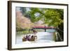 Japan's Heian Shrine Cherry-NicholasHan-Framed Photographic Print