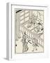 Japan: Samurai, 1700-Nishikawa Sukenobu-Framed Giclee Print