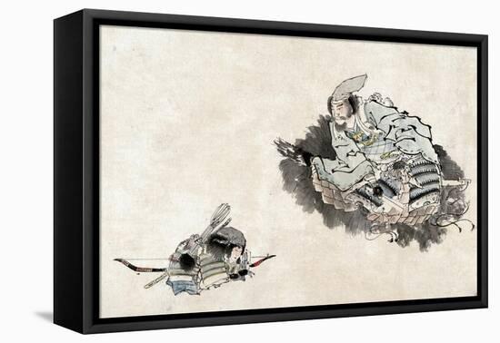 Japan: Samurai and Student-null-Framed Stretched Canvas