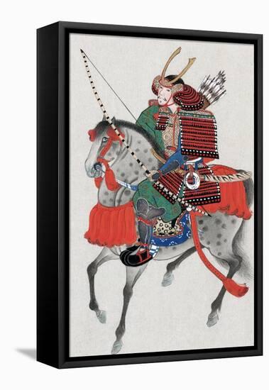 Japan: Samurai, C. 1878-null-Framed Stretched Canvas