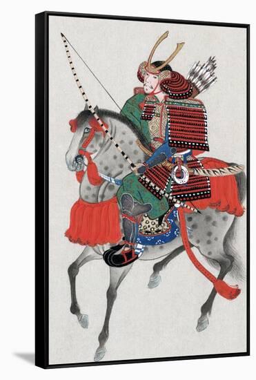 Japan: Samurai, C. 1878-null-Framed Stretched Canvas