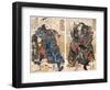 Japan: Samurai Warriors-Kuniyoshi Utagawa-Framed Giclee Print
