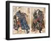 Japan: Samurai Warriors-Kuniyoshi Utagawa-Framed Giclee Print