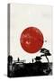 Japan Scenery Poster, Vector-Seita-Stretched Canvas