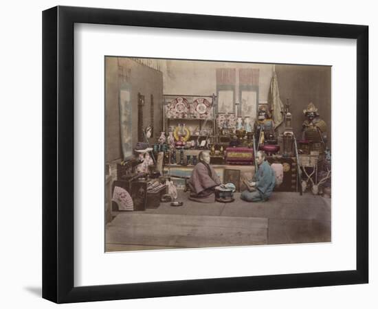 Japan, Shopkeepers-null-Framed Premium Giclee Print