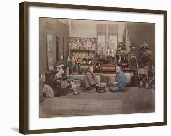 Japan, Shopkeepers-null-Framed Giclee Print