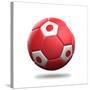 Japan Soccer Ball-pling-Stretched Canvas