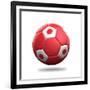 Japan Soccer Ball-pling-Framed Premium Giclee Print