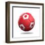 Japan Soccer Ball-pling-Framed Art Print