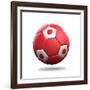 Japan Soccer Ball-pling-Framed Art Print