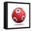 Japan Soccer Ball-pling-Framed Stretched Canvas