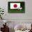 Japan Soccer-badboo-Framed Stretched Canvas displayed on a wall