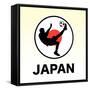 Japan Soccer-null-Framed Stretched Canvas