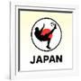 Japan Soccer-null-Framed Giclee Print