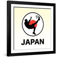 Japan Soccer-null-Framed Giclee Print