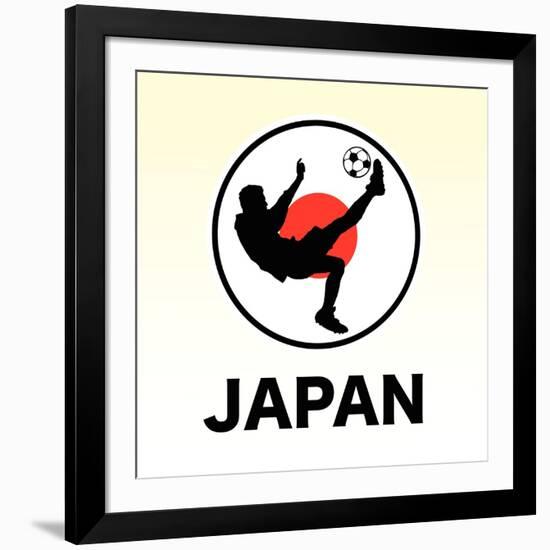 Japan Soccer-null-Framed Giclee Print