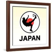 Japan Soccer-null-Framed Giclee Print