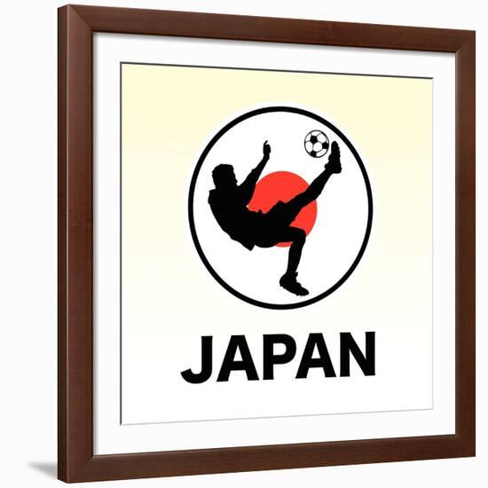 Japan Soccer-null-Framed Giclee Print