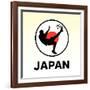 Japan Soccer-null-Framed Giclee Print