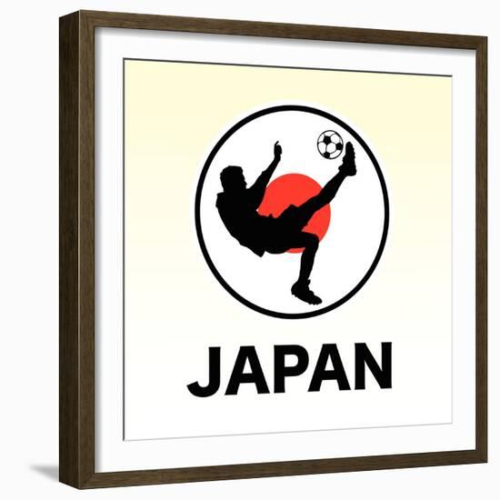 Japan Soccer-null-Framed Giclee Print