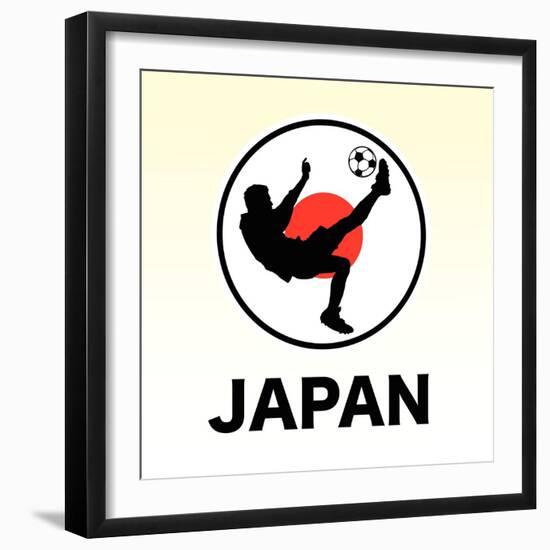 Japan Soccer-null-Framed Giclee Print