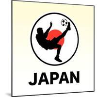 Japan Soccer-null-Mounted Giclee Print