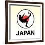 Japan Soccer-null-Framed Giclee Print