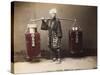 Japan , Street Amazake Seller (Teaseller)-null-Stretched Canvas