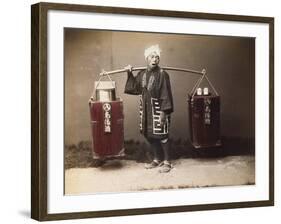 Japan , Street Amazake Seller (Teaseller)-null-Framed Giclee Print