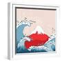 Japan Style Illustration-kisika-Framed Art Print