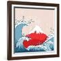 Japan Style Illustration-kisika-Framed Art Print