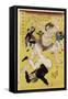 Japan: Sumo Wrestling-Ipposai Hoto-Framed Stretched Canvas