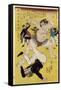 Japan: Sumo Wrestling-Ipposai Hoto-Framed Stretched Canvas