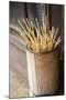 Japan Takayama Skewers for Japanese Dumplings (Dango) in Wooden Bucket-Nosnibor137-Mounted Photographic Print