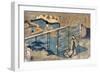 Japan: Tale of Genji-Ando Hiroshige-Framed Giclee Print