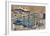 Japan: Tale of Genji-Ando Hiroshige-Framed Giclee Print