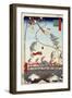 Japan: Tanabata Festival-Ando Hiroshige-Framed Giclee Print