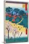 Japan: Temple Gardens-Ando Hiroshige-Mounted Giclee Print