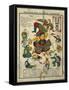 Japan the Peaceful Nation Cartoon-null-Framed Stretched Canvas