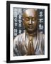 Japan, Tokyo, Asakusa, Asakusa Kannon Temple, Preying Buddha Statue-Steve Vidler-Framed Photographic Print