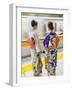 Japan, Tokyo, Girls in Kimono on Subway Platform-Steve Vidler-Framed Photographic Print