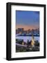Japan, Tokyo, Odaiba Waterfront at Twilight-Rob Tilley-Framed Photographic Print