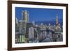 Japan, Tokyo, Roppongi, Skyline at Twilight-Rob Tilley-Framed Photographic Print