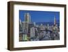 Japan, Tokyo, Roppongi, Skyline at Twilight-Rob Tilley-Framed Photographic Print