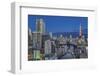 Japan, Tokyo, Roppongi, Skyline at Twilight-Rob Tilley-Framed Photographic Print