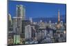 Japan, Tokyo, Roppongi, Skyline at Twilight-Rob Tilley-Mounted Photographic Print