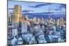 Japan, Tokyo, Roppongi, Sunset Skyline-Rob Tilley-Mounted Photographic Print